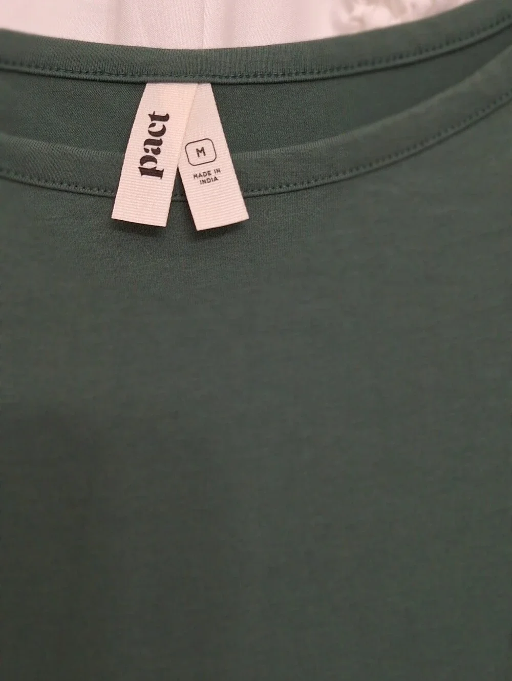 Pact Green Belted Cap-Sleeve Dress - Picture 4 of 6